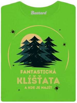 Fantastická klíšťata dámské tričko Apple Green