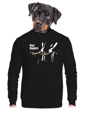 unisex mikina bez kapuce