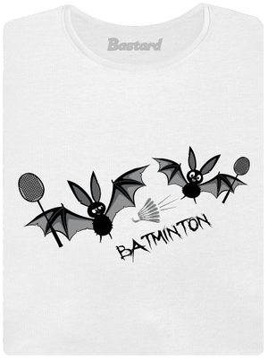Batminton dámské tričko s lemem White