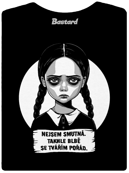 Nejsem smutná dámské tričko Black