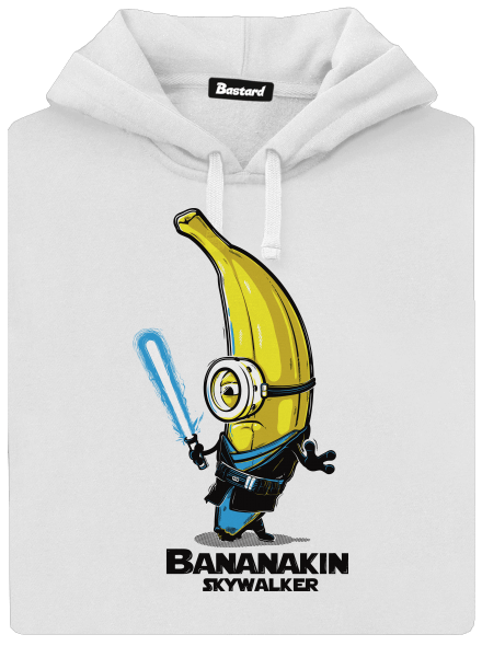 Bananakin Skywalker dámská mikina klokanka White