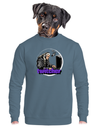 unisex mikina bez kapuce