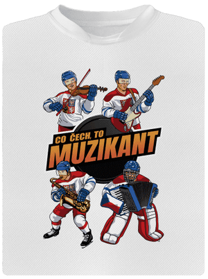 Co Čech, to hokejista dětské sportovní tričko White