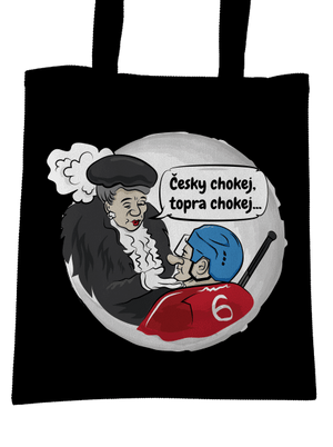 Český hokej taška Black
