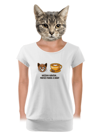 dámské tričko s lemem