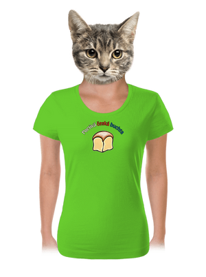 Poctivá buchta a klobása dámské tričko Apple Green