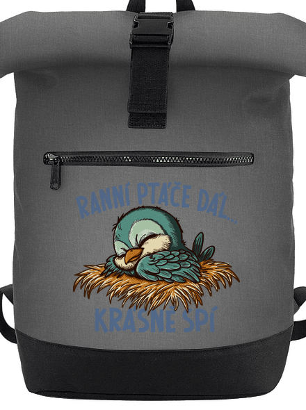 Ranní ptáče spí batoh Grey Marl