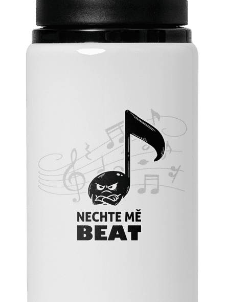 Nechte mě beat lahev na vodu White