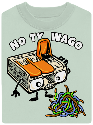 Wago svorka unisex mikina bez kapuce Blush Mint