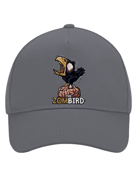 Zombird kšiltovka baseballka Graphite grey