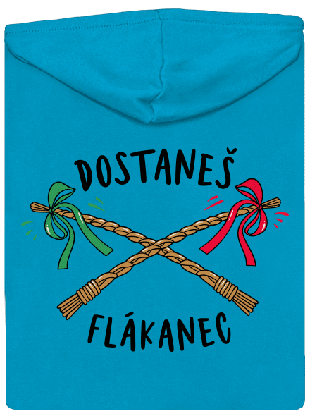Flákanec dámská mikina na zip Blue Atol