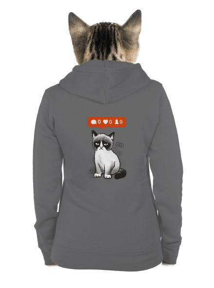 Grumpy dámská mikina na zip Steel Gray