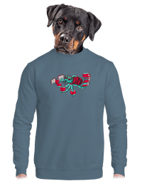 unisex mikina bez kapuce