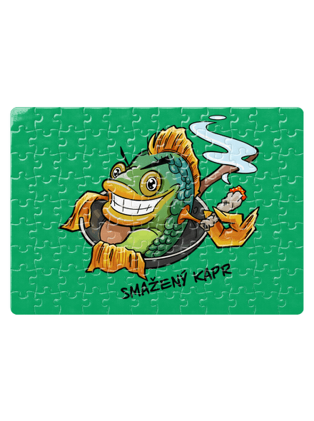 Smažený kapr puzzle White