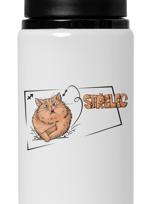 Kočičí horoskop: Střelec lahev na vodu White