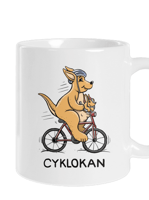 Cyklokan klasický hrnek White