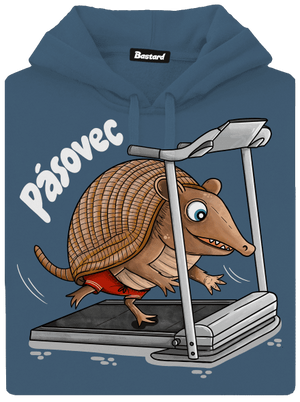 Pásovec dámská mikina klokanka Denim