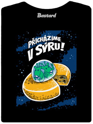 Přicházíme v sýru dámské tričko Black