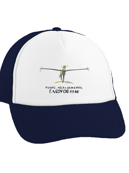 Takovou rybu jsem chytil kšiltovka truckerka French Navy cap