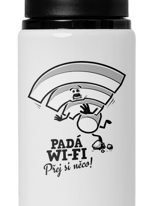 Padá wi-fi lahev na vodu White