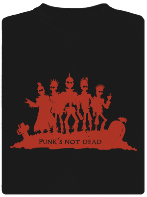 Punks Not Dead dětské sportovní tričko Black