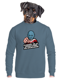 unisex mikina bez kapuce