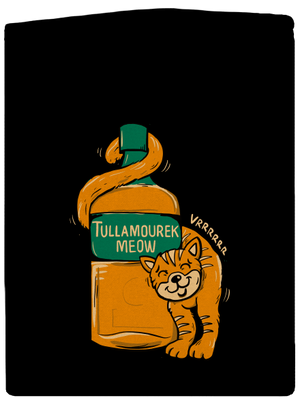 Tullamourek dámská mikina na zip Black