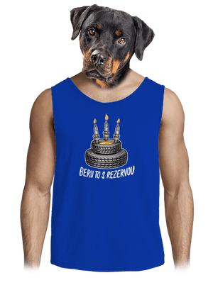 Beru to s rezervou pánské tílko Royal Blue