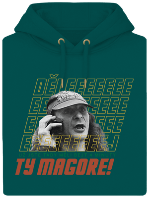 B18: Jiří Kára unisex mikina premium Emerald Green