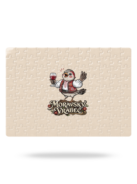 Moravský vrabec puzzle White