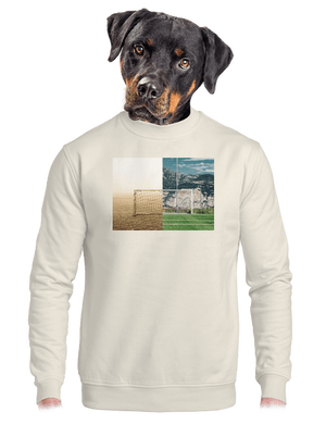 unisex mikina bez kapuce