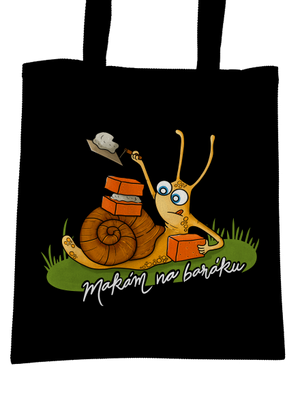 Makám na baráku taška Black