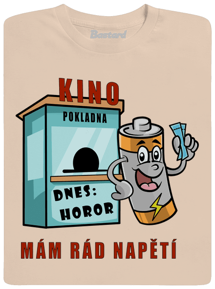 Mám rád napětí pánské tričko Sand