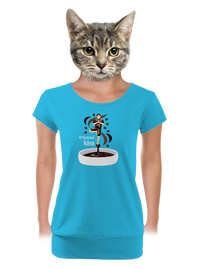 dámské tričko s lemem