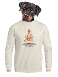 unisex mikina bez kapuce