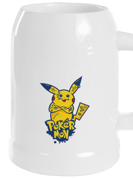 Pokérmon půllitr White