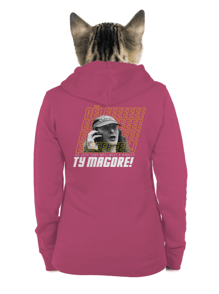 B18: Jiří Kára dámská mikina na zip Magenta