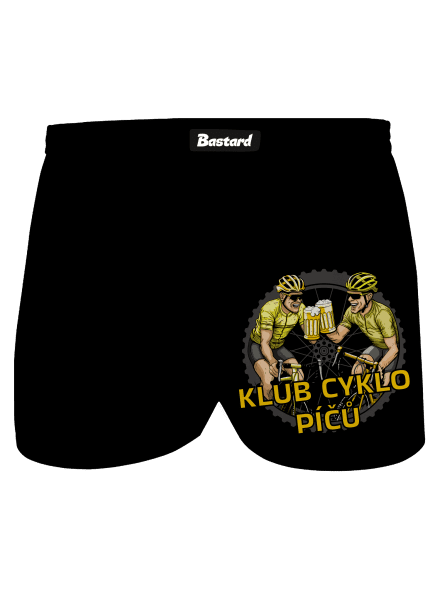 Klub cyklo píčů pánské trenky Black