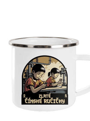 Zlaté čínské ručičky plecháček White