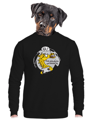 unisex mikina bez kapuce