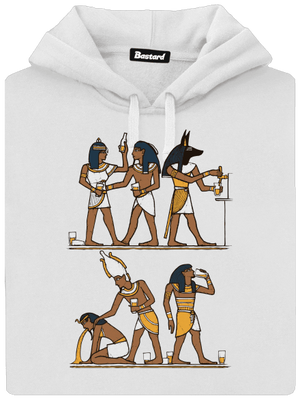 Egyptská párty dámská mikina klokanka White