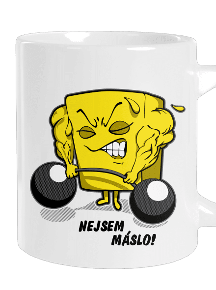Nejsem máslo velký hrnek White