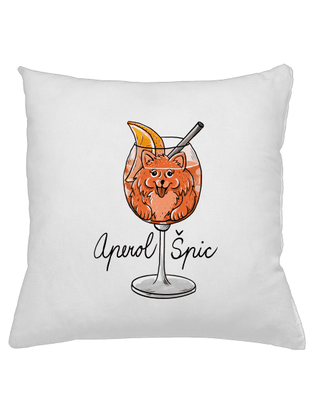 Aperol Špic polštář White