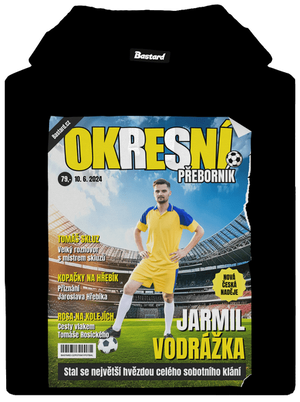 Fotbalová hvězda dámská mikina klokanka Black