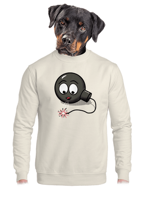 unisex mikina bez kapuce