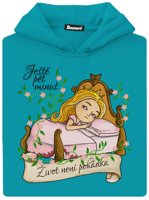 Ještě pět minut – Život není pohádka dětská mikina klokanka Hawaiian Blue
