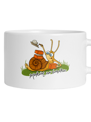 Makám na baráku hrnek makronka White