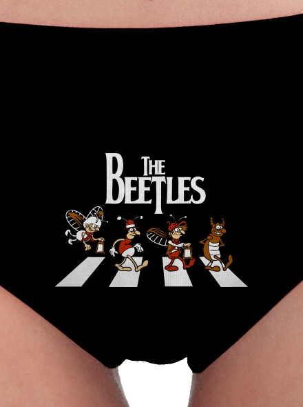 Beatles dámské kalhotky Black