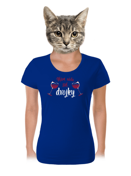 Dvojky dámské tričko Royal Blue Mal
