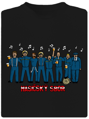 Hasičský sbor dětské sportovní tričko Black